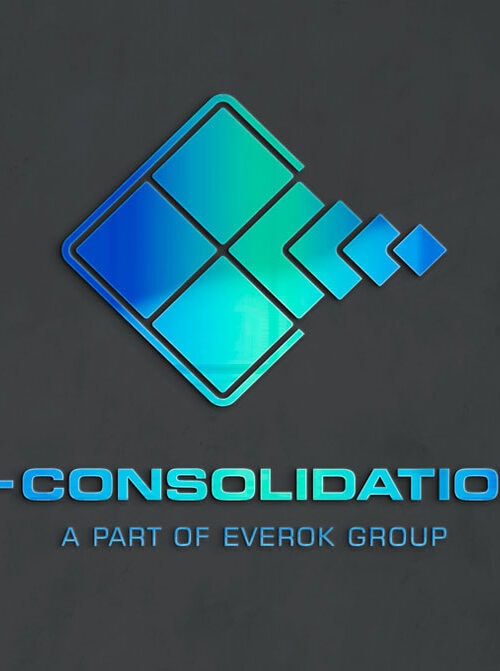 E-Consolidation, Logo, Logo Design, Corporate Design, Fond Grau, TN