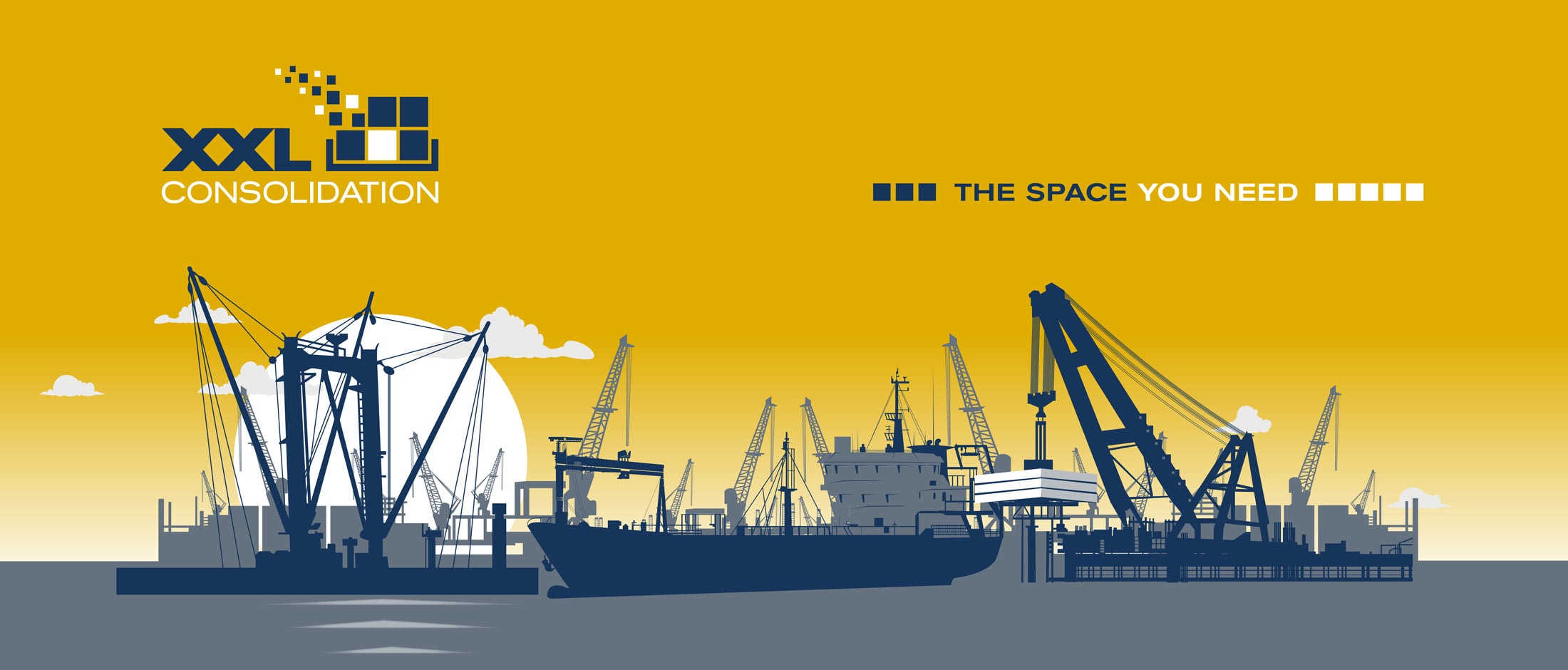 XXL Consolidation, Illustration, Kampagnenmotiv, Werbung, Header