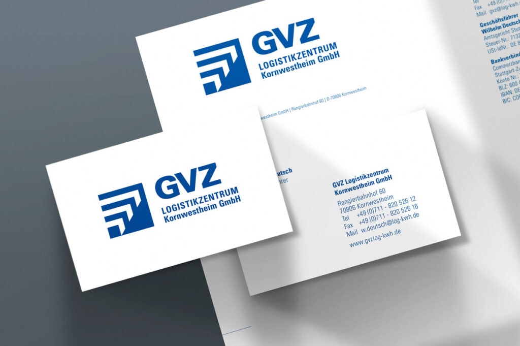 GVZ_Stationary GVZ, Visitenkarte, Briefpapier